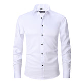 Stretch Long Sleeve Shirt Men's Work